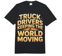 Truck Drivers Keeping The World Moving Orgullo Camionero |- Comfort Colors Adult Heavyweight T-Shirt