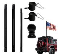 Truck Flag Pole Mount Kit, Hitch Flag Pole Holder, Flagpole Rings Hardware Kit, Multi-Purpose Flag Pole Holder, Flag Poles for Patio, Flag Poles for Roof, Flag Pole Mount for Truck