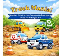 Truck Mania!: Monster ,construction, Transport & Emergency Trucks for kids ages 4-8