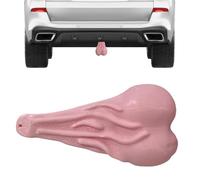 Truck Nuts - Funny Bumper Accessory, Gag Prank Vehicle Décor, Weather Resistant Material, Easy Installation Hitch Mount, Automotive Novelty, Gray Truck Balls for Husband Car Enthusiasts