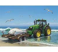 Truck Seagull 2000 Piece Jigsaw Puzzles for Adults, Colourful, Challenging & Brainteasing Adult Puzzles 2000 Pieces Seafood, Fun jigsaws for The Whole Family 40x28 Inch