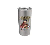 Truck Stop Diner Conductor Regular Vida Viaje Por Carretera Viajes Comida Vaso térmico de acero inoxidable de doble pared