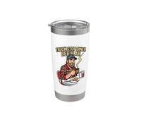 Truck Stop Diner Conductor Regular Vida Viaje Por Carretera Viajes Comida Vaso térmico de acero inoxidable de doble pared
