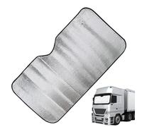 Truck Windshield Sunshade - Heat Blocking Tight Fit Panel | Truck Front Windshield Shade Aluminum foil for Parked Vehicles Roadside Drivers Owners Beginners Professionals