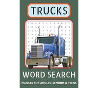 Truck Word Search Book: Word Searches with Easy to Read Print about Trucks, Truck Driving, Monster Truck and More I 6x9 inches, 110 pages I ... Gift for Vacations, Holidays, and Free Times
