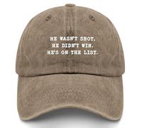 Trucker Cap He Wasn't Hot He Didn'T Win He's On The List-0 Lavable Gorra Beisbol Hombre Secado Rápido Gorra De Malla para Aire Libre Adulto Mujer