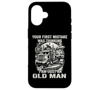 Trucker Gift Funny Truck Driver Men Carcasa para iPhone 16