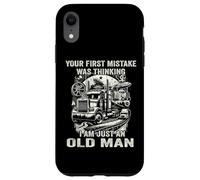 Trucker Gift Funny Truck Driver Men Carcasa para iPhone XR