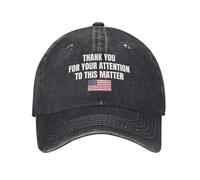 Trucker Gorra,Gracias por su atención a Este Asunto. Sombrero Ocio Transpirable,Cómoda Gorra para Sol para Golf Caza Verano