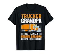 Trucker Grandpa Just Like A Normal Grandpa Truck Driver Camiseta