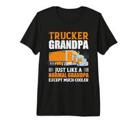 Trucker Grandpa Just Like A Normal Grandpa Truck Driver Camiseta Premium