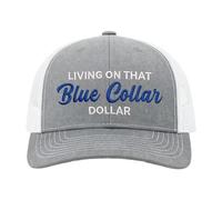 Trucker Hat Mesh, Blue Collar Cap, Breathable Sun Blocker, Windproof Work Headwear, Men for Women Truck Drivers Construction Site Outdoor Job Labor Safety Use 21.65-23.62 in, Estilo A.