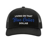 Trucker Hat Mesh, Blue Collar Cap, Breathable Sun Blocker, Windproof Work Headwear, Men for Women Truck Drivers Construction Site Outdoor Job Labor Safety Use 21.65-23.62 in, Estilo C.