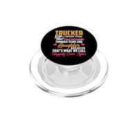 Trucker I Became Yours You Became Mine Funny Truck Driver PopSockets PopGrip para MagSafe