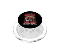 Trucker I Hate Being Sexy But I'm A Truck Driver Trucking PopSockets PopGrip para MagSafe