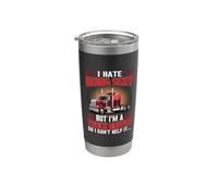 Trucker I Hate Being Sexy But I'm A Truck Driver Trucking Vaso térmico de acero inoxidable de doble pared