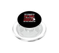 Trucker I Lover My Girl She Is A Crazy Funny Truck Driver PopSockets PopGrip para MagSafe