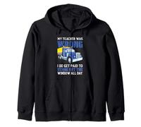Trucker My Teacher Was Wrong Funny Trucking Truck Driver Sudadera con Capucha