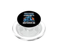 Trucker The Hardest Part of My Job Funny Truck Driver PopSockets PopGrip para MagSafe