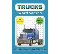 Truckers Word Search Book: Word Searches with Easy to Read Print about Trucks, Truck driving, Truckers and More | 6x9 inches, 110 ... Holidays, Vacations, Relaxation and Free Time