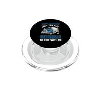 Trucking Don't Judge Me Until You Have The Ball Truck Driver PopSockets PopGrip para MagSafe