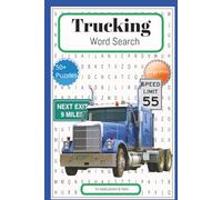 Trucking Word Search: Word Searches with Easy to Read Print about Trucking and more (6x9 inches, 110 pages) 50+ Puzzles...Gift for Vacations, Holidays and Leisure Times