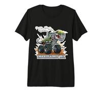 Truckosaurus Rex Monster Truck T-Rex Dinosaurio Dino Niños Niños Camiseta Premium