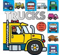 Trucks: An Interactive Board Book for Little Fans of Trucks (Lift-The-Flap Tab Books)