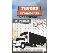 Trucks Word Search: 50+ Word Searches about Truck, Automobiles and more | 6x9 Inches, 110 Pages | Solutions Included