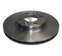 TRUCKTEC AUTOMOTIVE 2x Disco de Freno Delantero Ø258 MM Ventilado para Dacia