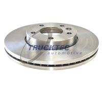 TRUCKTEC AUTOMOTIVE 2x Disco de Freno Delantero con Ventilación Interior para VW