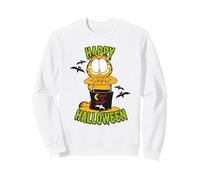 Truco clásico de Garfield para Halloween, Divertido y Divertido para Amigos con Zombis Sudadera