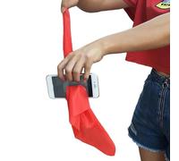 Truco de bufanda mágica - Juguetes de ilusión interactivos, Seda a través del teléfono, Ejecución de broma de mordaza | Stage Birthday Entertainment Prop para niños Adultos Fun Party Prank Comedia