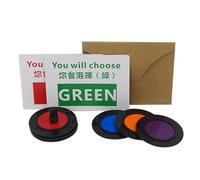 Truco de predicción de Color Mental, Truco de predicción de Color | Truco Interactivo Divertido Truco para predecir el - Illusions Mentalism Props Trucos para Principiantes para la Calle, reunio