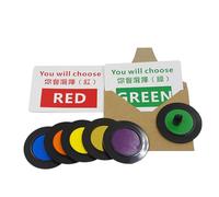 Truco de predicción de color, truco de predicción de color, truco reutilizable de predicción de color, interactivo - noche de juego familiar, truco emocionante, apto para principiantes para escenarios