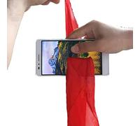 Truco de seda a través del teléfono - Magia de primer plano | Ilusión de penetración de teléfono móvil para principiantes, accesorio para mago de puesta en escena, kit misterioso Easy Street Vanish, r