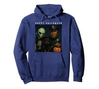 Truco divertido para Halloween con forma de salchicha para perro Bigfoot Alien Wiener Dog Sudadera con Capucha