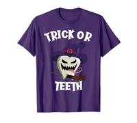 Truco O Dientes Divertido Dentista Diente Monstruo Halloween Camiseta