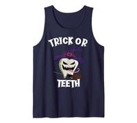 Truco O Dientes Divertido Dentista Diente Monstruo Halloween Camiseta sin Mangas