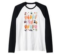 Truco o Trato ASL Manos Lenguaje de señas Americano Halloween Camiseta Manga Raglan