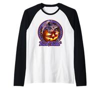 Truco o Trato Dragón Calabaza Anne Stokes Halloween Camiseta Manga Raglan