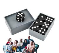 Trucos de magia con dados, manipulación de dados, trucos de dados mágicos, ilusiones de dados, | Novedad, juguete divertido para actuación, juego de dados de mago, dados para trucos, accesorios obedie