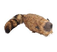 Trucos de resorte, juguete de mapache, peluche suave de alta simulación, accesorios de animales para actuaciones en escenarios