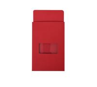 Trucos mágicos de sobres para adultos, la factura real parece desaparecer cambio de nota, accesorios mágicos de rendimiento de primer plano (rojo)