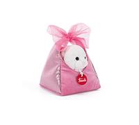 Trudi Bolso con Lazo de Conejito Animales de Peluche en Fashion Bag transportable. Idea de Regalo de Moda | 15x18x15cm Taglia XS Fashion Pets | Modelo 29621