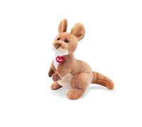 Trudi Canguro Boogie Peluche de Animales exóticos, Canguro, Regalo de cumpleaños o Navidad | 15x23x20cm Medida S | Clásicos exóticos | Modelo 27166