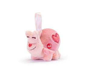 Trudi Caracol Sweet Collection Peluche corazón con dedicatoria, Regalo de San Valentín | 10x16x10cm Taglia XS | Celebration Valentine | Modello 52241