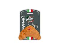Trudi Croissant Peluche llavero, idea regalo, gadget turistico Made in Italy | 10x7x3 cm medida XXS icons | modelo 68812