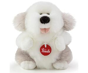 Trudi Fluffy Perro Juego de Peluche. Regalo de cumpleaños y Navidad. | 16x20x14cm | S | Fluffies | Modelo TUDH0000