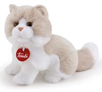 Trudi Gatto Giada Gatto Peluche gioco, Regalo di Natale e Compleanno, riproduzione realistica | 11x18x23cm Taglia S | Classici Gatti Peluche | Modello 21036